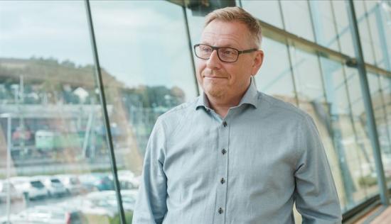 Peter Edelönn, på SKF Lubrication Competence Center.