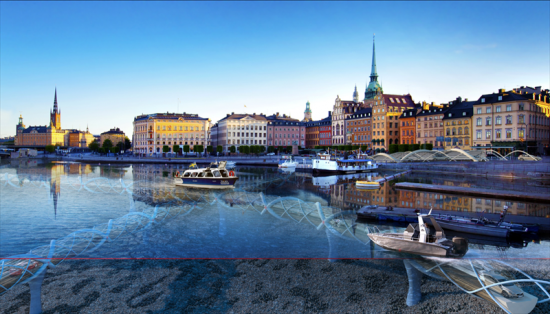 Numo vattentunnel Stockholm.