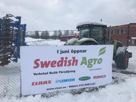Swedish Agro Machinery öppnar anläggning i Borlänge.