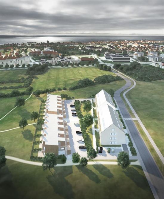 Skisser av Kvarteret Sergeanten 1 i Visby på Gotland