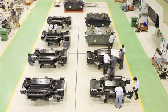 ABB traction transformers manufacturing plant at Vadodara India