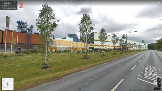 Planerad byggnad hos SCA i Obbola.