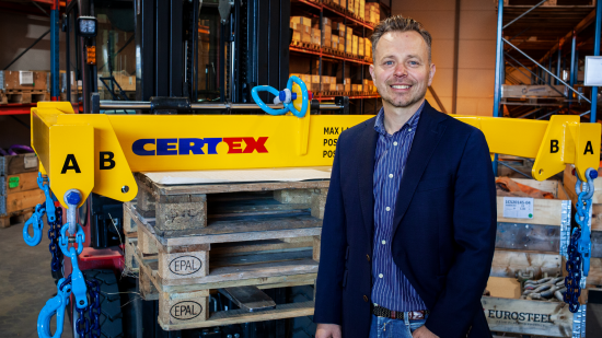 Joakim Englander, Business Unit Manager, Customized Solutions på Certex Specialprodukter i Varberg.