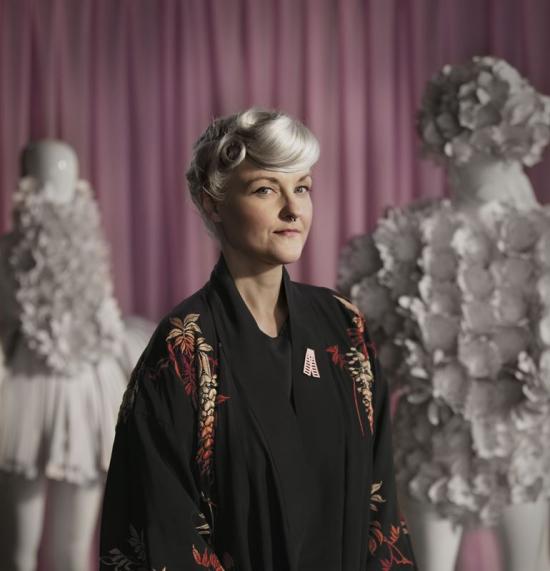  Bea Szenfeld, Cancerfondens Rosa Bandet-designer 2018.