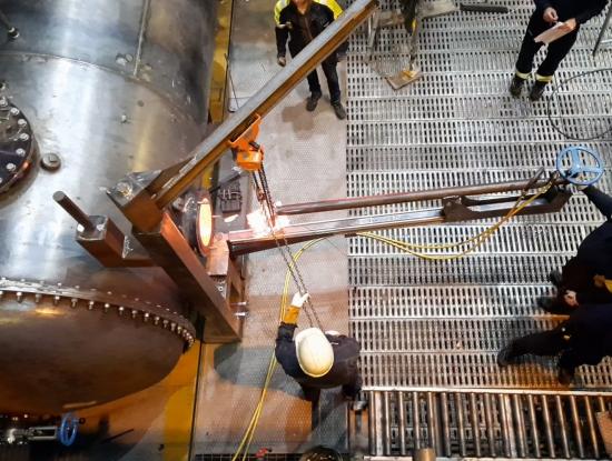 För första gången har man använt kolfritt bränsle för att återuppvärma metallprover. Detta skedde under höstens försök vid Swerims pilotanläggning i Luleå.