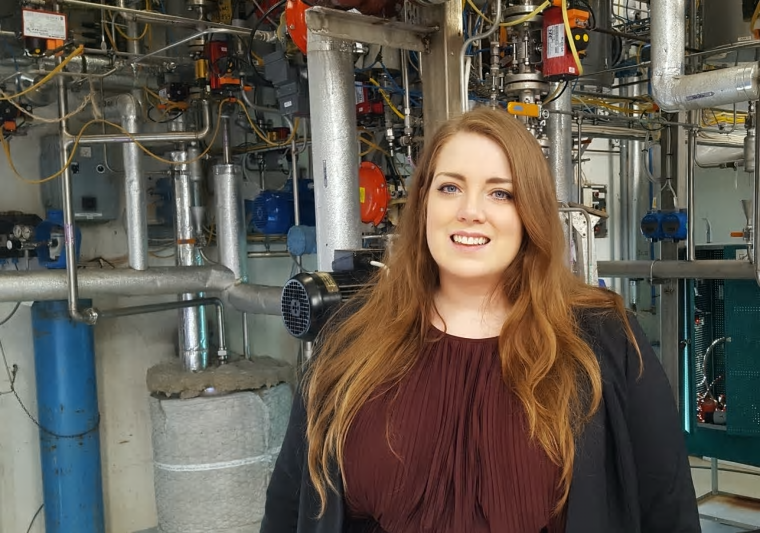 Jessica Gard Timmerfors, doktorand vid Kemiska institutionen inom ramen för Företagsforskarskolan vid Umeå universitet.