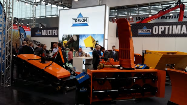 Trejons monter på Agritechnica, Hannover.
