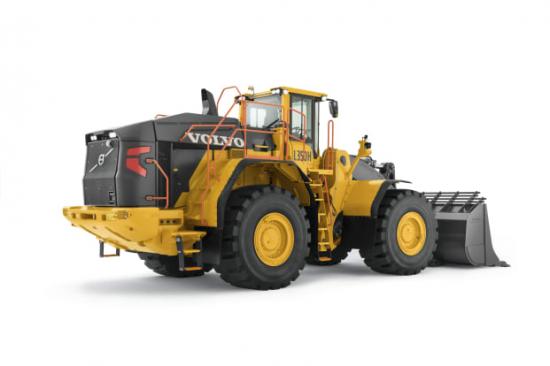 Volvo L350H hjullastare är Volvos största lastmaskin med en maskinvikt på 50 ton. Lastaren finns nu hos Swecon Anläggningsmaskiner.