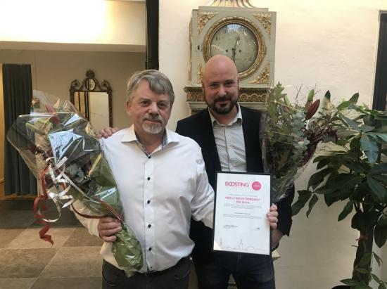Från vänster: Ingemar Reyier, projektledare och specialist och Johan Moraeus, fältservicechef, båda ABB.