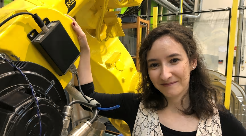 Ana Magalhães forskning om friktionsomrörningssvetsning i aluminium följs med stort intresse av fordons-, flyg-, marin- och järnvägsindustrin.