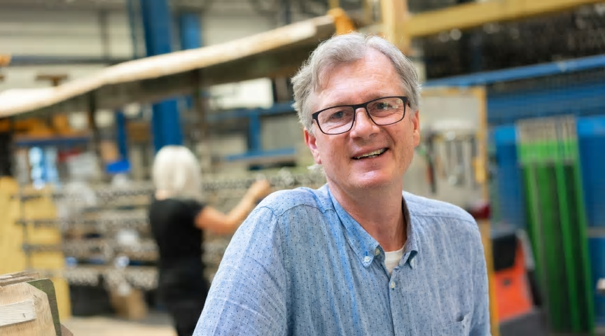 Pierre Möller, mottagare av stipendium från Folke Stigens minnesfond.