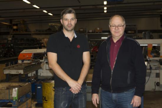 Jörgen Axelsson, marknadsansvarig, och Evert Andrén, vd, på Säffle Verkstadsbolag AB.