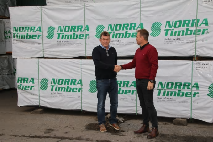 Stig Grundberg och Christian Winlöf. Foto: Söderhamn Eriksson