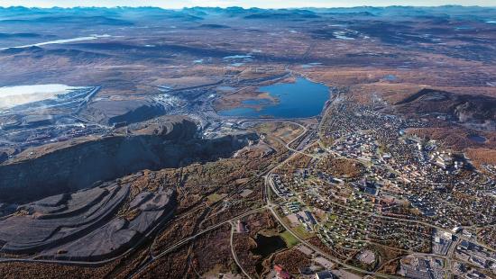 LKABs gruva i Kiruna.
