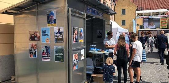 <span>Stålstugan visades för första gången upp under Almedalsveckan i Visby, där den gästades av hundratals besökare.</span>