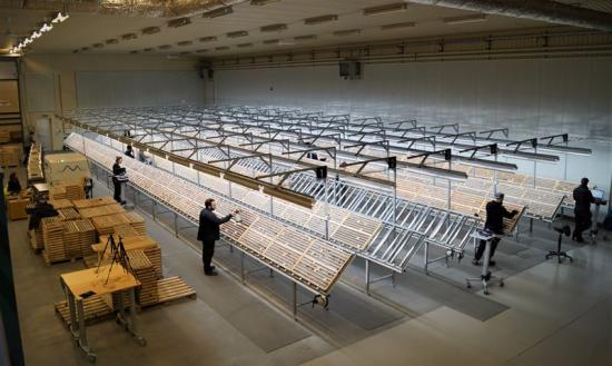 Borrkärnor från LKAB:s prospekteringar undersöks.