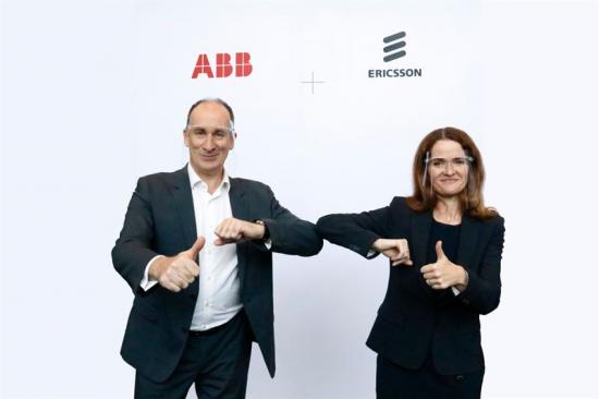 Gianandrea Bruzzone, ABB och Nadine Allen, Ericsson.