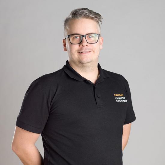 Jimmy Emanuelsson, delad planerings- och personalansvarig på hydromatavdelningen, och projektledare.