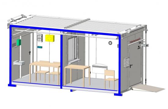 Mobilt testcenter för Coronavirus.