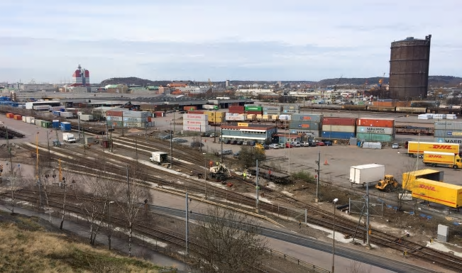 Gullbergsvass terminalområde - Green Cargo
