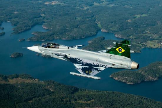 Brasilianska Gripen E.
