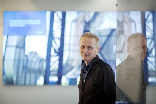 Janne Lundgren håller smörjskola på Teknikscenen på Underhållsmässan i Göteborg tisdag den 13 och fredag den 16 mars.