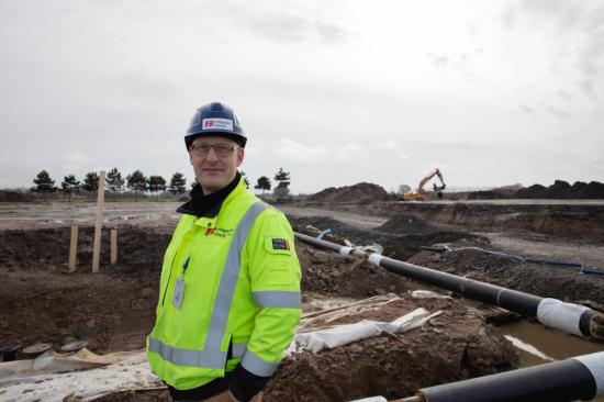 Björn Nilsson, affärsområdesansvarig på Höganäs Energi.