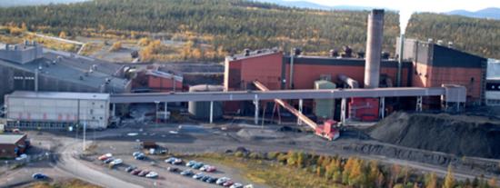  LKABs anriknings- och pelletsverk i Svappavaara