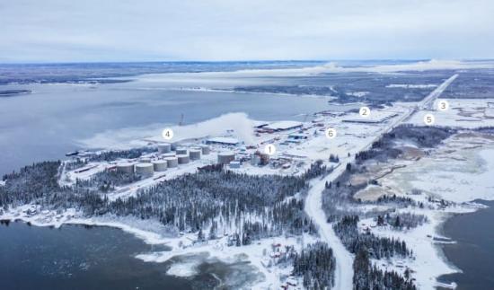 Haraholmen utanför Piteå är platsen som rymmer ett av Sveriges mest expansiva industriella centrum.