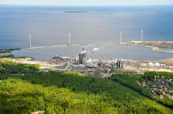 Stora Ensos massabruk i Skutskär.