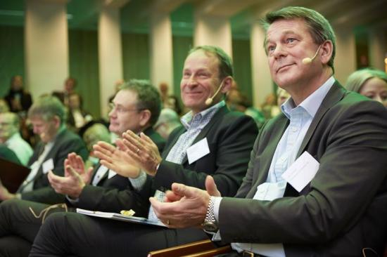 Främsta raden, bl.a. Magnus Wikström och Jan Wintzell