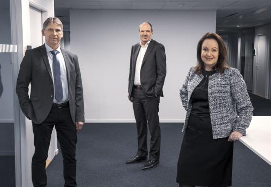 Jan Moström, vd och koncernchef LKAB, Martin Lindqvist, vd och koncernchef SSAB, Anna Borg, vd och koncernchef Vattenfall.