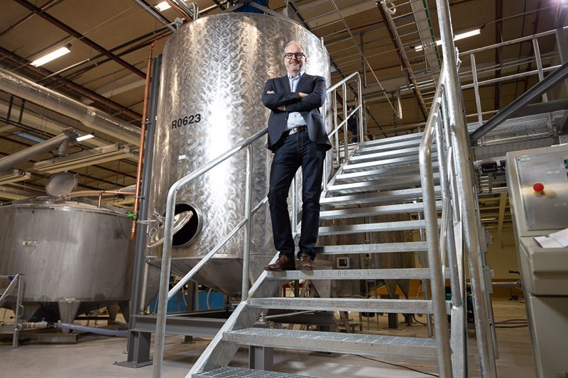 Nestor Wallberg, produktionschef Svenska Aerogel.