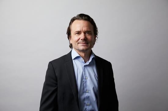 Patric Lavén, produktledare för bland annat SIMULAR, en kostnadseffektiv och hypermodern flygsimulator baserad på Avioniqs flyg- och robotmodeller.
