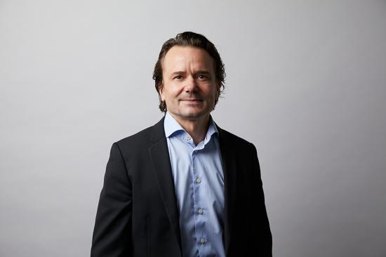 Patric Lavén, produktledare för bland annat SIMULAR, en kostnadseffektiv och hypermodern flygsimulator baserad på Avioniqs flyg- och robotmodeller.